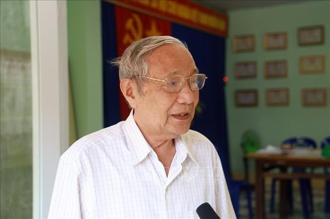 Đại tá Trần Văn Mười, nguyên Chỉ huy trưởng Bộ Chỉ huy Quân sự tỉnh Phú Yên (cũ), nay là Đắk Lắk trả lời phỏng vấn về việc lấy ý kiến đối với dự thảo các văn kiện Đại hội XIV của Đảng.