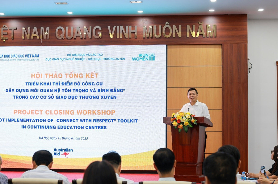 GS.TS Lê Anh Vinh- Phát biẻu khai mạc Hội thảo.
