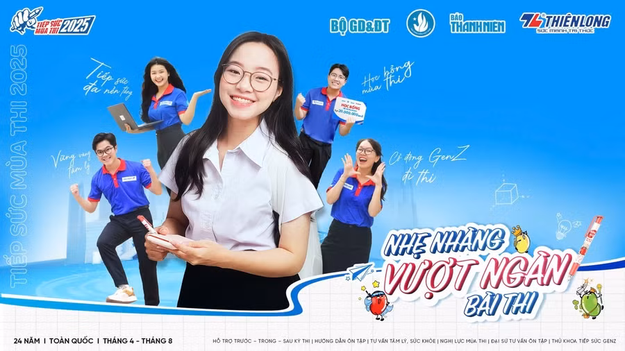 Nhiều nguồn lực để Tiếp sức mùa thi 2025
