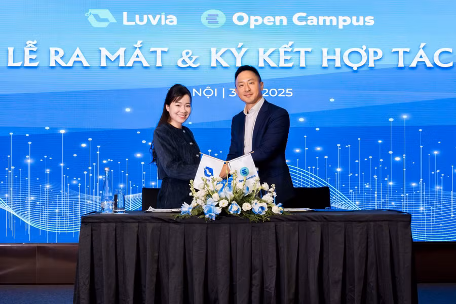 Luvia hợp tác cùng Open Campus thí điểm chứng chỉ học tập điện tử từ 2026. Ảnh: Luvia.