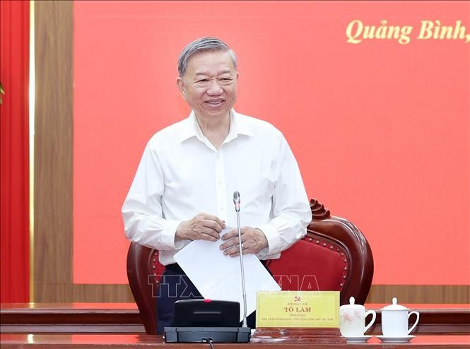 Tổng Bí thư Tô Lâm phát biểu. (Ảnh: Thống Nhất/TTXVN) Tổng Bí thư Tô Lâm phát biểu. (Ảnh: Thống Nhất/TTXVN)