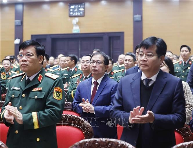 Các đại biểu tham dự buổi lễ. Ảnh: Thống Nhất/TTXVN