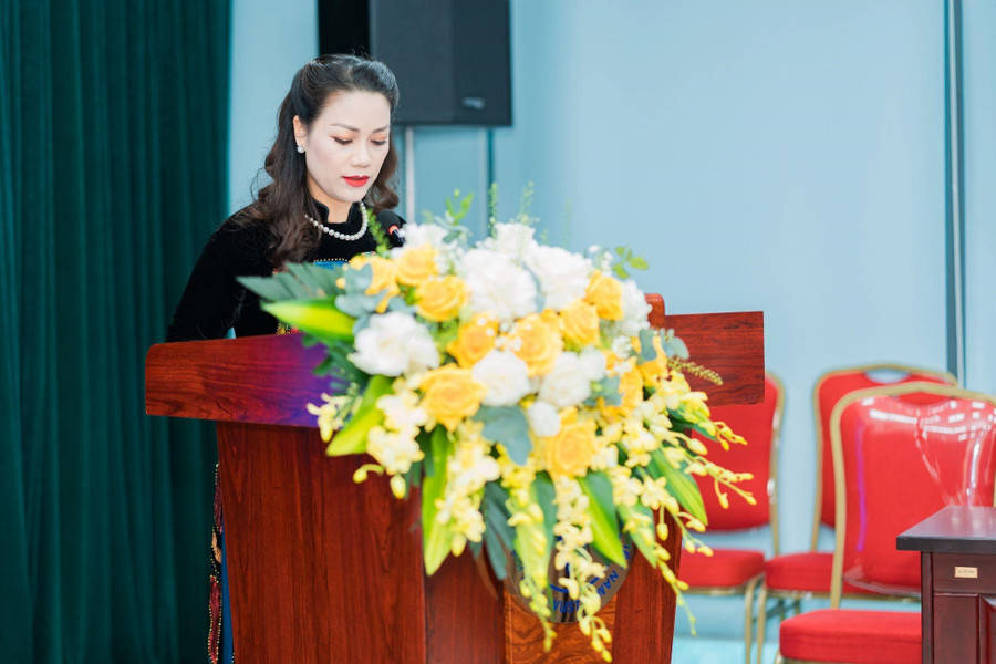 Ths.Nguyễn Minh Thu, Trưởng Ban tổ chức cuộc thi “Ý tưởng khởi nghiệp sáng tạo sinh viên – APEC Innovation” lần thứ 2, năm 2025-2026 thông tin thể lệ cuộc thi. 52.jpg