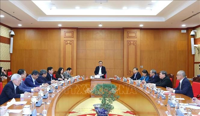 Quang cảnh buổi làm việc. Ảnh: Phương Hoa/TTXVN