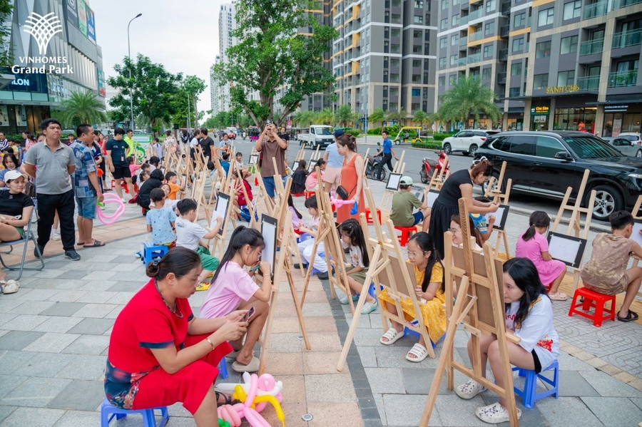 Vinhomes Grand Park thường xuyên tổ chức các hoạt động cộng đồng, chăm sóc và tạo sự gắn kết cư dân (Ảnh: Vinhomes)