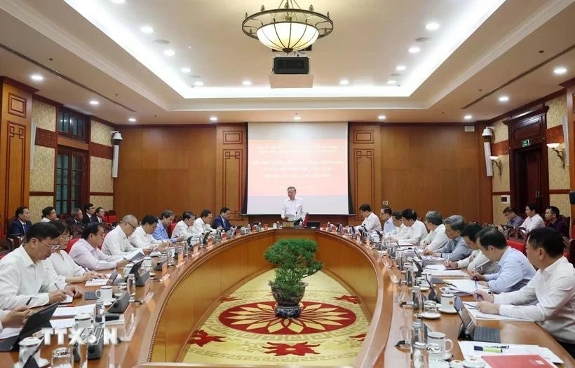 Tổng Bí thư Tô Lâm phát biểu. (Ảnh: Thống Nhất/TTXVN)
