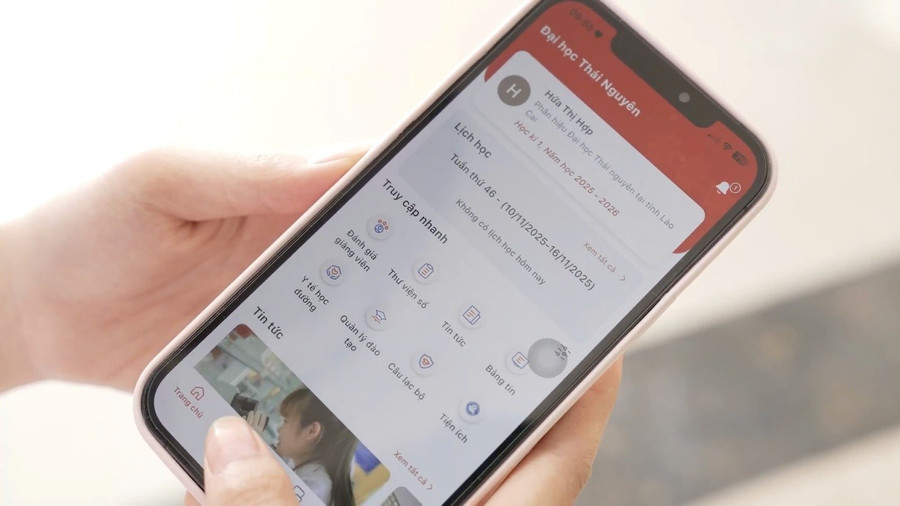 “Siêu ứng dụng” sinh viên số tạo ra nhiều thay đổi to lớn cho sinh viên Đại học Thái Nguyên.