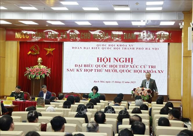 Tổng Bí thư Tô Lâm phát biểu. Ảnh: Thống Nhất/TTXVN Tổng Bí thư Tô Lâm phát biểu. Ảnh: Thống Nhất/TTXVN