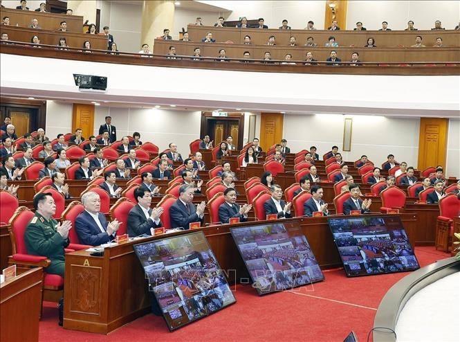 Tổng Bí thư Tô Lâm và các đại biểu tại hội nghị. Ảnh: Thống Nhất/TTXVN