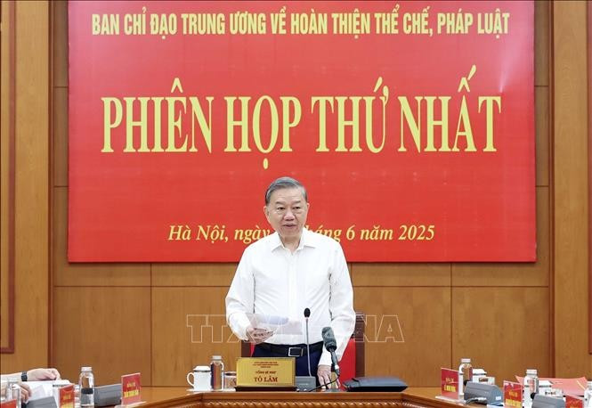 Tổng Bí thư Tô Lâm chủ trì phiên họp. (Ảnh: Thống Nhất/TTXVN) Tổng Bí thư Tô Lâm chủ trì phiên họp. (Ảnh: Thống Nhất/TTXVN)