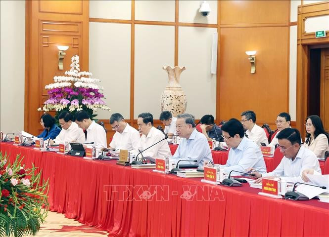Tổng Bí thư Tô Lâm phát biểu. (Ảnh: Thống Nhất/TTXVN) Tổng Bí thư Tô Lâm phát biểu. (Ảnh: Thống Nhất/TTXVN)
