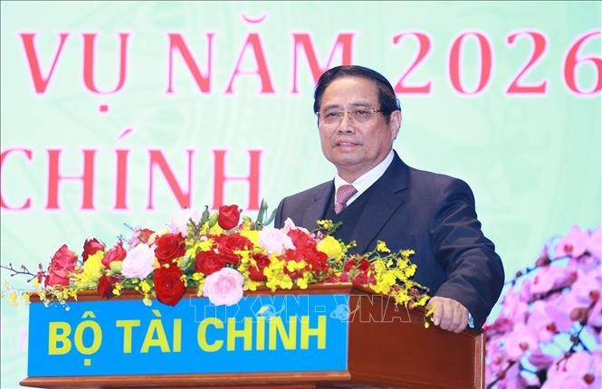 Thủ tướng Phạm Minh Chính phát biểu chỉ đạo. Ảnh: Dương Giang/TTXVN