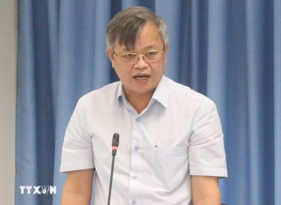 Nguyên Ủy viên Ban Thường vụ Tỉnh ủy, Trưởng Ban Tuyên giáo và Dân vận Tỉnh ủy, Giám đốc Sở Kế hoạch và Đầu tư tỉnh Đồng Nai Cao Tiến Dũng bị khai trừ ra khỏi Đảng. (Ảnh: Công Phong/TTXVN)