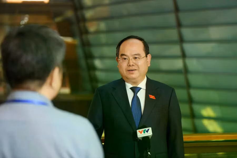 Đại biểu Quốc hội, Bí thư Tỉnh ủy, Trưởng đoàn ĐBQH Quảng Ninh Quản Minh Cường. Ảnh: Quochoi.