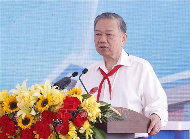 Tổng Bí thư Tô Lâm phát biểu chỉ đạo. Ảnh: Thống Nhất/TTXVN