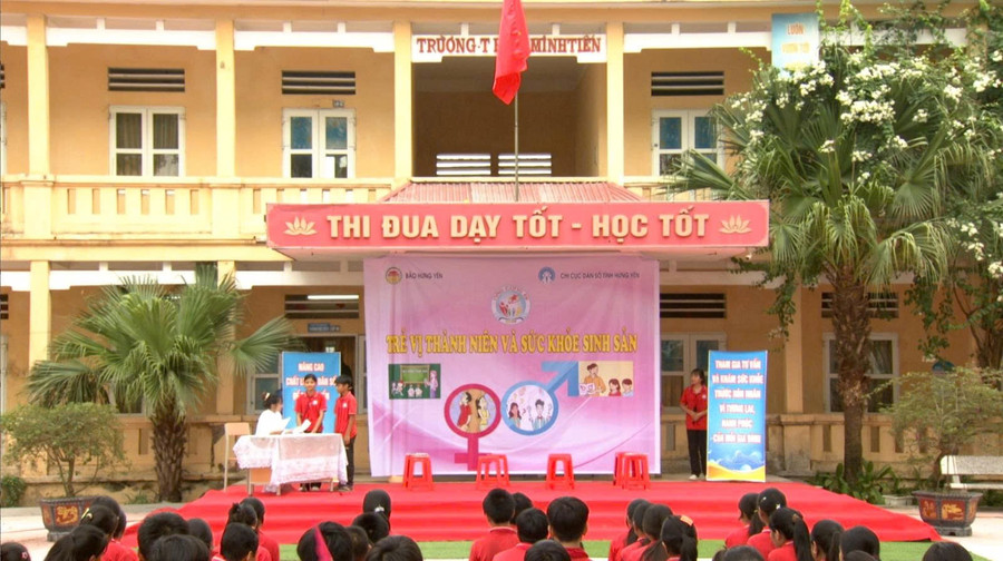 Hưng Yên: Lan tỏa kiến thức sức khỏe sinh sản trong trường học hưởng ứng
