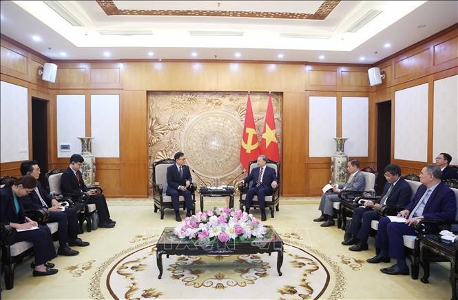Tổng Bí thư Tô Lâm tiếp Đại sứ Hàn Quốc tại Việt Nam Choi Youngsam. Ảnh: Thống Nhất/TTXVN Tổng Bí thư Tô Lâm tiếp Đại sứ Hàn Quốc tại Việt Nam Choi Youngsam. Ảnh: Thống Nhất/TTXVN