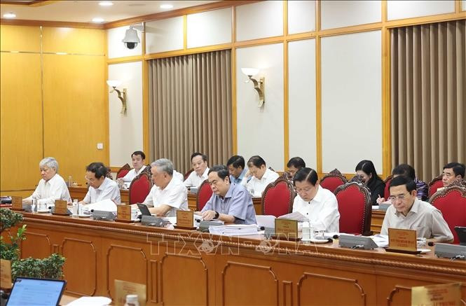 Các đại biểu tham dự. (Ảnh: Thống Nhất/TTXVN) Các đại biểu tham dự. (Ảnh: Thống Nhất/TTXVN)