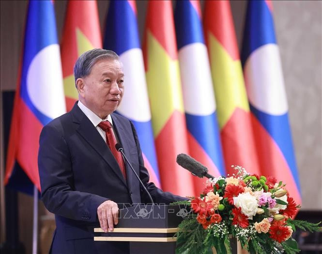 Tổng Bí thư Tô Lâm phát biểu. Ảnh: Thống Nhất/TTXVN