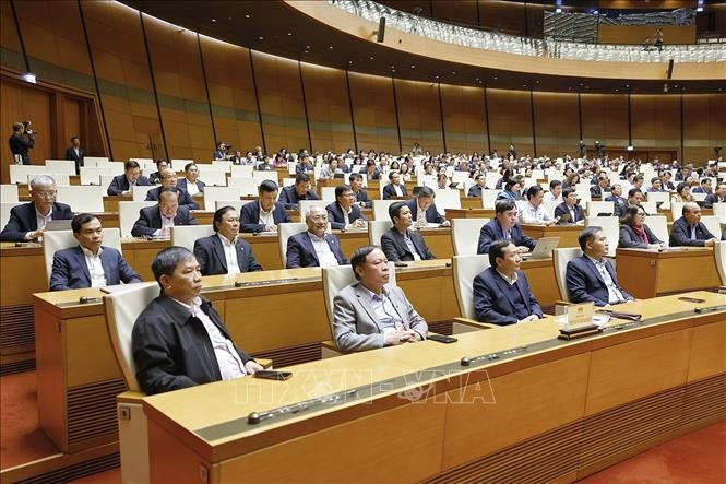 Đại biểu dự phiên họp. Ảnh: Doãn Tấn/TTXVN