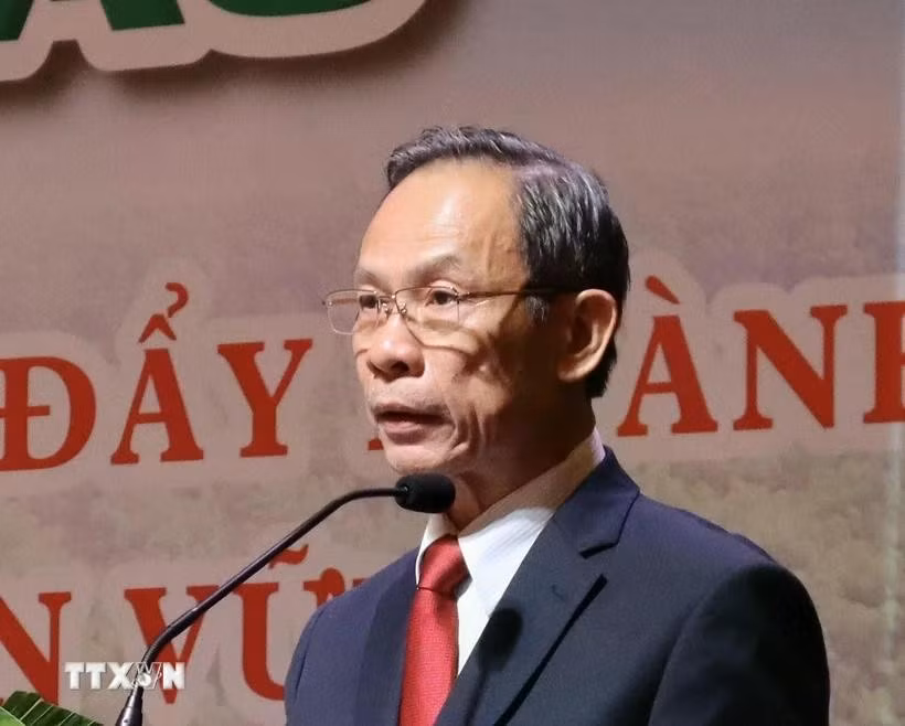 Ông Trần Ngọc Thuận, nguyên Chủ tịch Hiệp hội Cao su Việt Nam. (Ảnh: Xuân Anh/TTXVN)