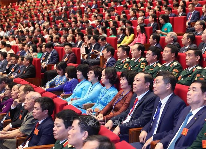 Các đại biểu dự Lễ kỷ niệm 80 năm thành lập Chính phủ. Ảnh: Thống Nhất/TTXVN