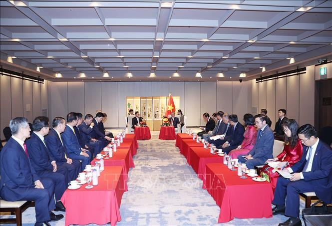 Tổng Bí thư Tô Lâm tiếp ông Park Soo Kwan, nguyên Tổng lãnh sự danh dự Việt Nam tại khu vực Busan - Gyeongnam. (Ảnh: Thống Nhất/TTXVN) Tổng Bí thư Tô Lâm tiếp ông Park Soo Kwan, nguyên Tổng lãnh sự danh dự Việt Nam tại khu vực Busan - Gyeongnam. (Ảnh: Thống Nhất/TTXVN)