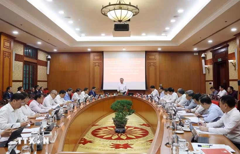 Tổng Bí thư Tô Lâm phát biểu. (Ảnh: Thống Nhất/TTXVN)