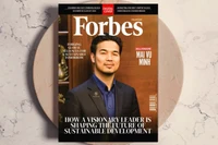 Hình ảnh tỷ phú Mai Vũ Minh trên Forbes.