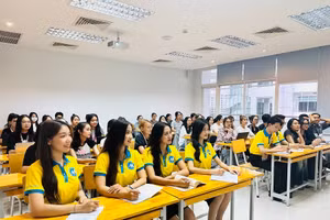 Sinh viên Trường Đại học Tài chính - Marketing. Ảnh: UFM.