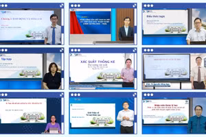 Các bài giảng trên hệ thống đào tạo trực tuyến VNU-MOOC. Ảnh: VNUHCM.