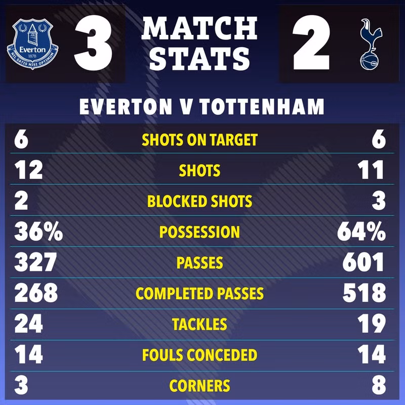 Chung cuộc, Tottenham thua Everton 2-3 ở vòng đấu 22 giải đấu cao nhất bóng đá Anh. tottenham-06.jpg