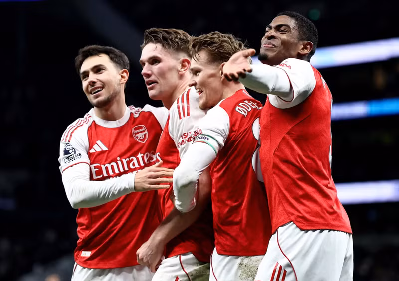 Gyokeres ghi bàn ấn định tỉ số 4-1 cho Arsenal ở phút 90+4. arsenal-9.jpg