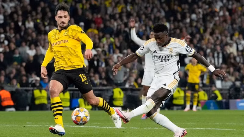 Vinicius: ghi 6 bàn trong hành trình vô địch Champions League, 15 bàn trong hành trình vô địch La Liga cùng Real Madrid. Tiếc rằng, tiền đạo người Brazil không thành công tại Copa America 2024. 1.jpeg