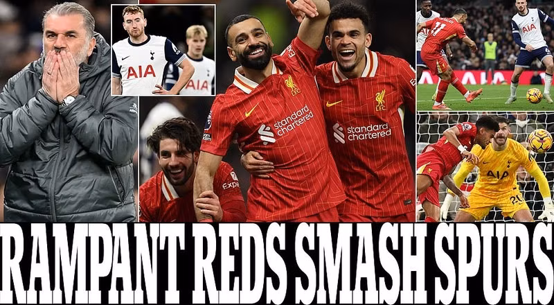 Salah và các đồng đội đã có màn trình diễn tuyệt vời trước chủ nhà Tottenham. lvp01.jpg