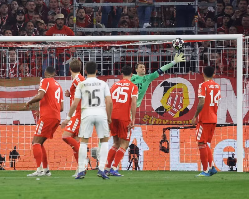 Real Madrid trước đó 3 lần dẫn trước để quân bình tỷ số qua 2 lượt trận (lượt đi Bayern Munich thắng 2-1). bayern-munich-5.jpg