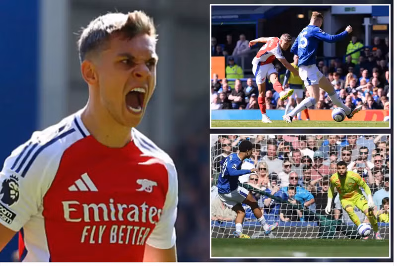 Arsenal chỉ có được kết quả hoà 1-1 trước Everton ở vòng 31 Ngoại hạng Anh. arsenal-01.png