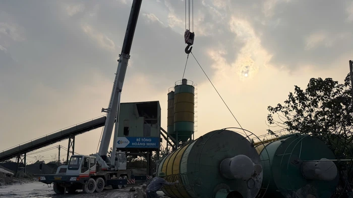 Một trong số những đơn vị vi phạm.