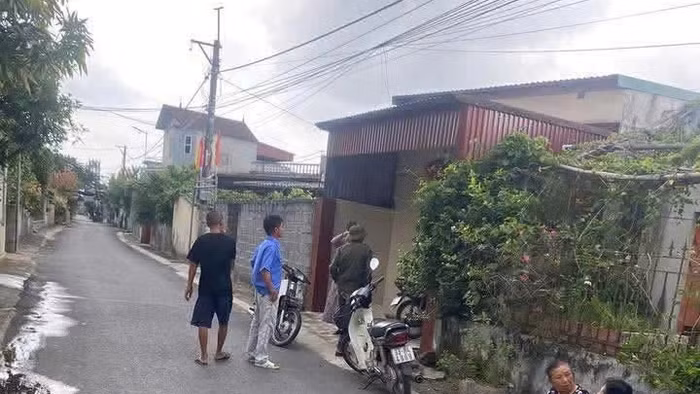 Căn nhà nơi xảy ra án mạng. Ảnh: NDCC