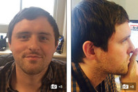 Nhiều chàng trai cũng không bở lỡ cơ hội tự đánh giá vẻ điển trai của mình.