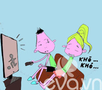 Chết cười khi vợ đòi xem bóng đá cùng chồng - 2