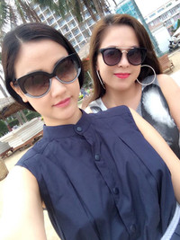 Maya tái xuất sau tin đồn cướp chồng ảnh 3 Maya khoe bụng bầu trên biển sau scandal cướp chồng