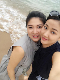 Maya tái xuất sau tin đồn cướp chồng ảnh 6 Maya khoe bụng bầu trên biển sau scandal cướp chồng