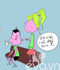 Chết cười khi vợ đòi xem bóng đá cùng chồng - 4