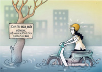 Hài hước ảnh chế mùa mưa bão: “Hà Nội không vội được đâu” - Ảnh 3