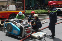 Cháy tại siêu thị Co.opmart, hàng trăm khách náo loạn ảnh 5 cháy, siêu thị, bảo vệ, thiệt hại, CSPCCC