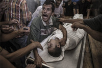 Máu thấm đỏ trường học Liên Hợp Quốc ở Gaza ảnh 4