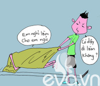 Chết cười khi vợ đòi xem bóng đá cùng chồng - 9