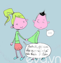 Chết cười khi vợ đòi xem bóng đá cùng chồng - 1