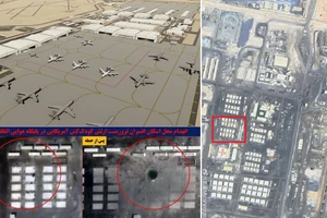 Tên lửa Khorramshahr-4 thổi bay cả khối nhà trong căn cứ Mỹ ở UAE